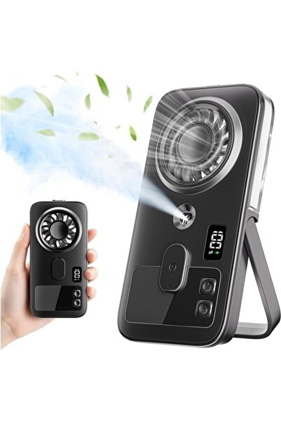 Morvena Picks Ventilator portabil, mini ventilator pentru ceață, ventilator p...