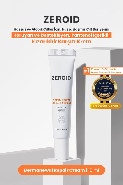 zeroid Hassas Atopik Ciltlere Bariyer Destekleyici Kızarıklık Karşıtı Krem De...
