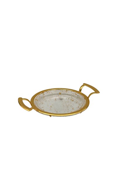 B&D Round Serving Tray 9.5 Inches – Practical Tray for Snacks, Desserts & Drinks