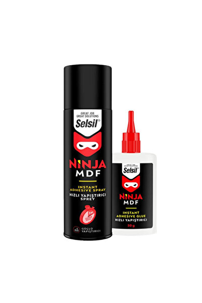 YANARLAR Selsil Ninja Mdf Hızlı Yapıştırıcı 200 Ml + 50 Ml