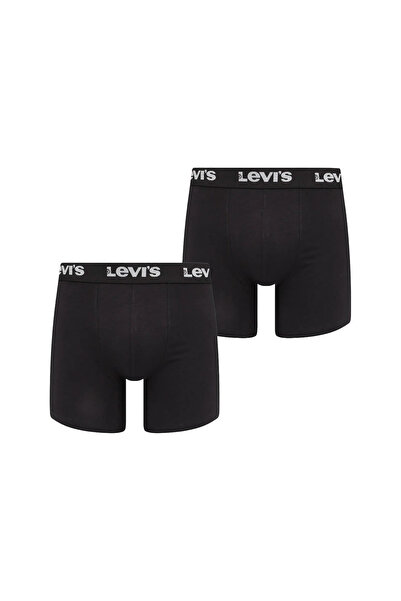 Levi's Ανδρικό Σλιπ Μποξεράκι με Λογότυπο, 2 τεμάχια, 37149-1191-ΜΑΥΡΟ, Μαύρο, L