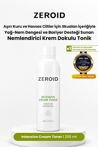zeroid Yağ-Nem Dengesi ve Bariyer Desteği Sunan Nemlendirici Krem Dokulu Toni...