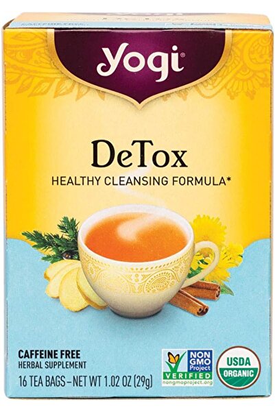 Yogi Detox Green Tea Bags, Pack of 16