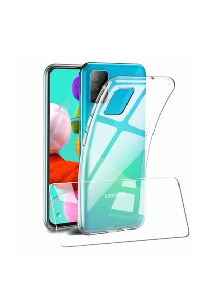 bzstore Husă compatibilă cu Samsung A51 și Folie de protecție pentru ecran, T...