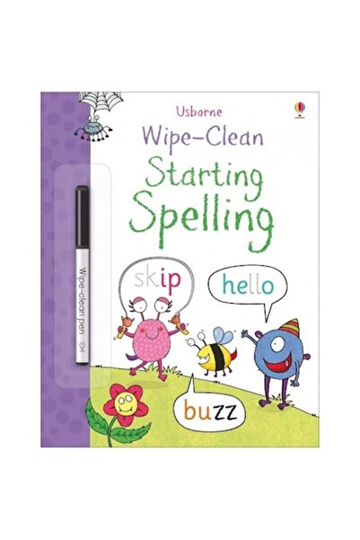 Usborne Wipe-clean Starting spelling, Jane Bingham