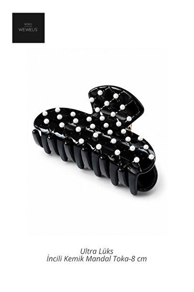 Weweus Black Pearl Big Bone Clasp Buckle