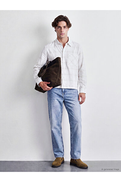 LC Waikiki Lcw Jeans İndigo 745 Baggy Fit Men's Jean Trousers