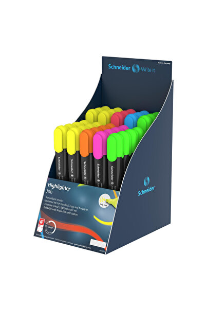 SCHNEIDER Display Job, 85 Textmarkere, Multicolor