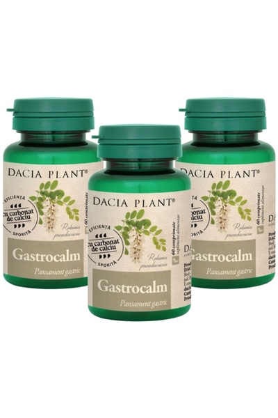 Dacia Plant Set GastroCalm "Pansament gastric", eficient in aciditate gastric...