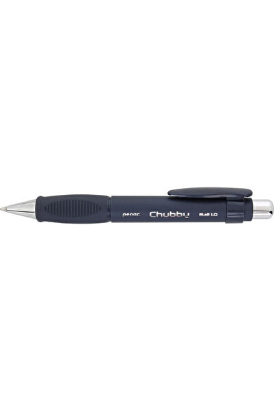 PENAC Pix Chubby, Rubber Grip, 1.0Mm, Varf Metalic, Corp Negru - Scriere Alba...