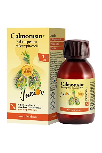 Dacia Plant Sirop CalmoTusin junior cu gust de cirese, 100ml