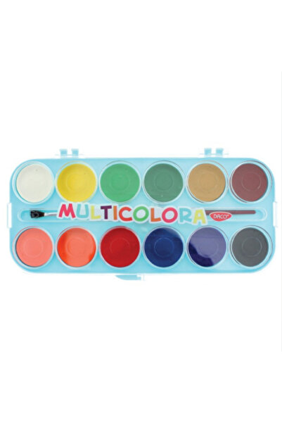 daço Acuarele Multicolor DACO AR123, 12 culori