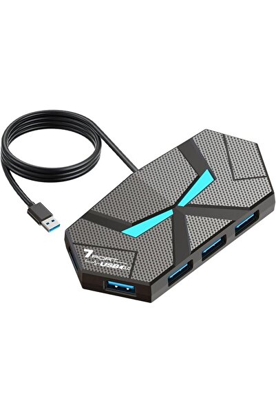TERRIFI USB Hub 7 Ports, Multiple USB 3.0 Hub USBA Splitter with Power/Data P...