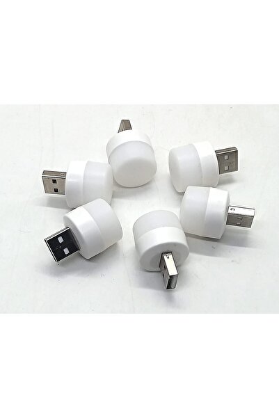 HXD Zoomlion Mini USB LED Night Light Bulb, Pack of 10, Warm and Cool White |...