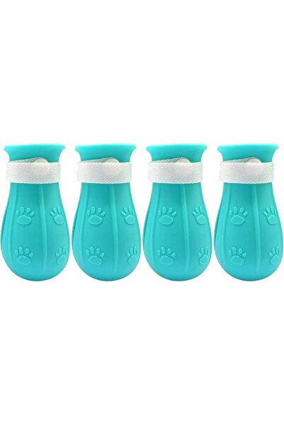 Aputue Cat Anti Scratch Boots, 4 Pack Silicone Paw Protectors with Adjustable...