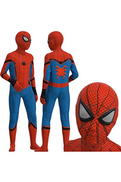 Genel Markalar Örümcek Adam Kostüm Tulum Cosplay Spider Kostüm
