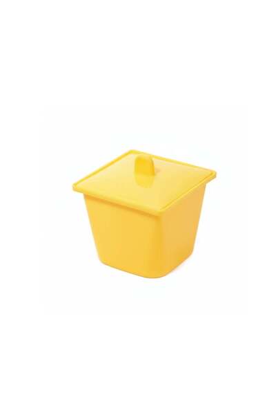 China Multi-Coloured Plastic Sugar Bowl with Lid and Spoon 500 - 650 g 10.5 c...