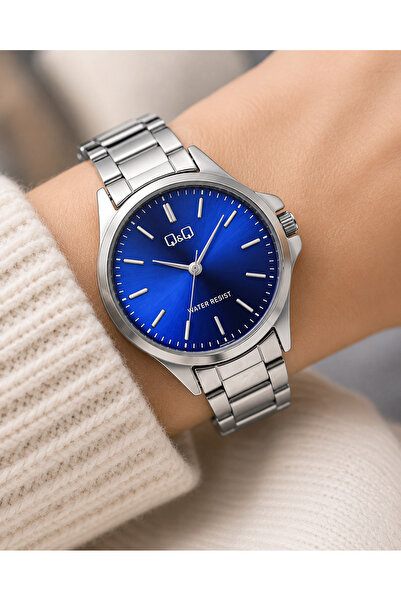Q&Q Women's Wristwatch Silver Color Casual and Stylish Combination Japanese M...