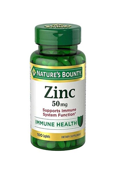Nature's Bounty Zinc 50Mg Tablets 100 Tablets
