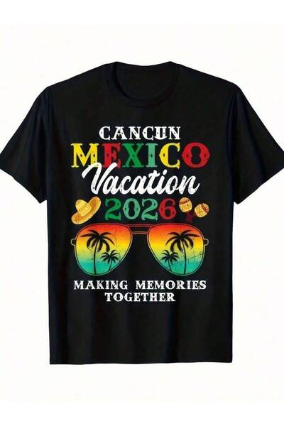 23ERVA Cancun Mexico Vacation 2026 Theme Shirt Empowering Y2K Gifts Dad Class...