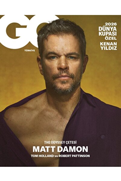 Turkuvaz Dergi GQ TÜRKİYE SAYI 94 MATT DAMON