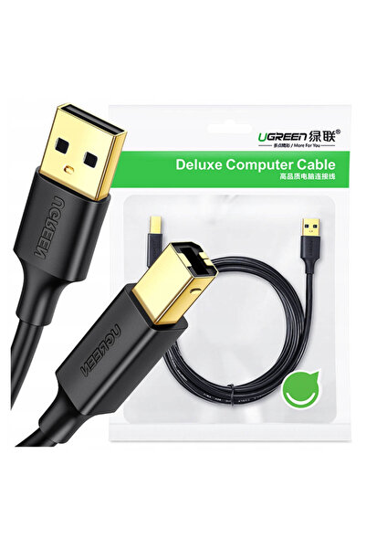 Ugreen Cablu USB 2.0 A-B pentru calculator, imprimantă, 5M, placat cu aur, pe...