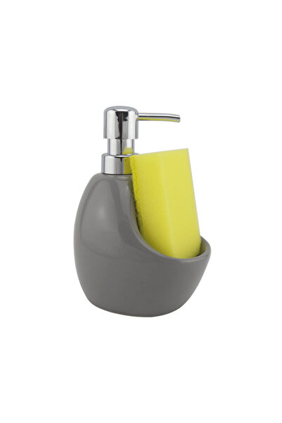 Kuchinox Dozator mic pentru detergent vase, din ceramică cu suport burete, gr...