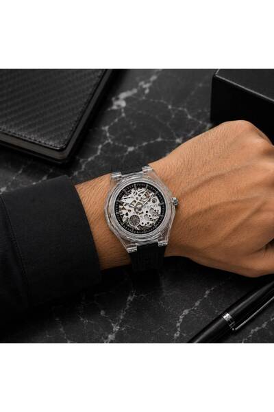 Focus Silicone Band Automatic Unisex Wristwatch Sport Design Waterproof