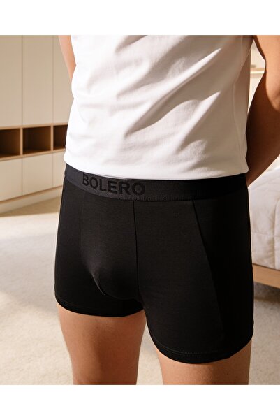 Bolero Erkek Premium Micromodal Boxer Siyah