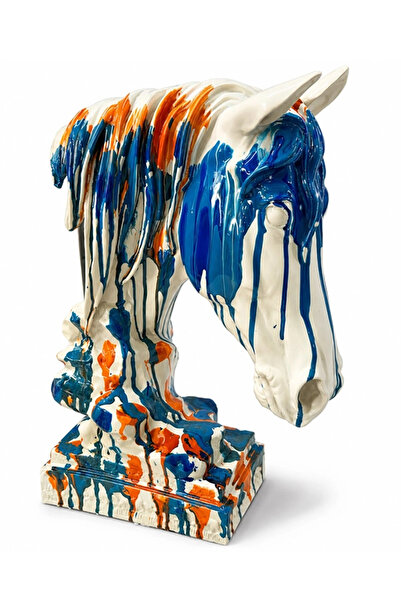 MEKs Renkli Dekoratif Polyester At Figürü Alk5452