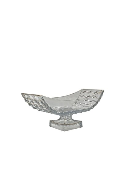 B&D Glass Bowl with Stand – Elegant Elevated Serving Bowl for Fruits, Dessert...