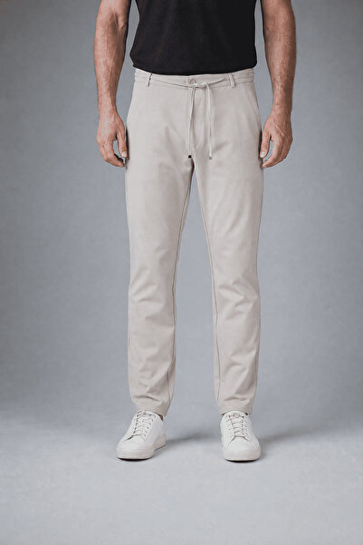 Bisse Beige Jogger 4 Pocket Pants