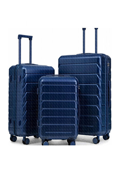 OEM Set de 3 trolere rezistente din polipropilenă cu roți duble pivotante la ...