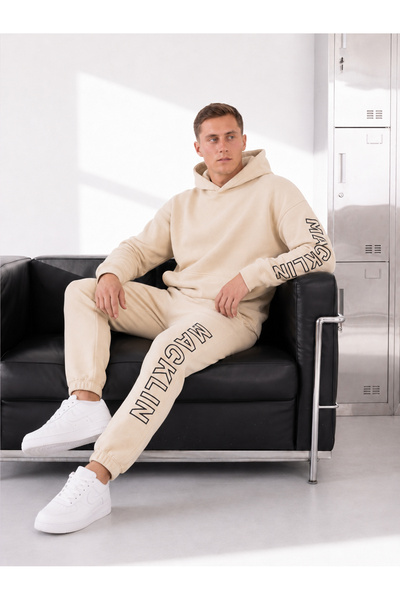 darkopia Set de trening unisex pentru bărbați și femei, cu glugă, cu imprimeu...