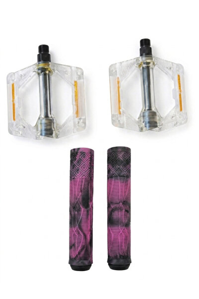 Hobbys 17 Cm 2 Renkli Elcik Ve Şeffaf Çivili Platform Pedal Seti