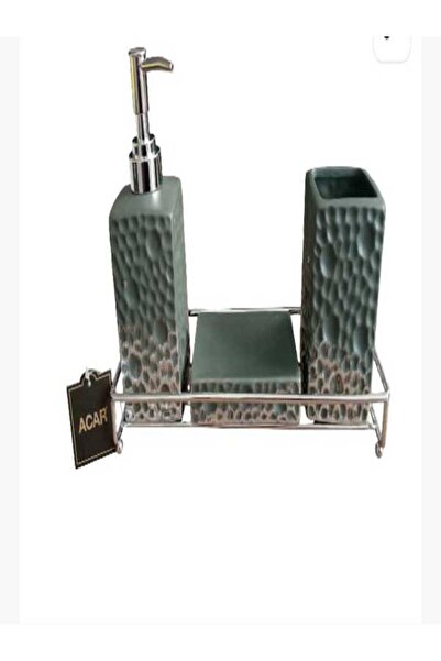 ACAR ODEN 4 PARÇA BANYO SETİ GRİ