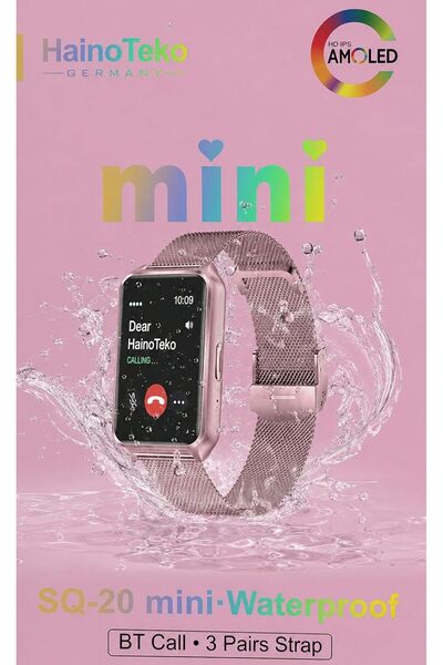 UrbanX URBANNX SQ-20 Mini Waterproof Design Smart Watch with AMOLED Display 3...