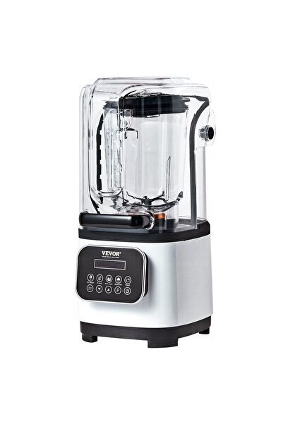 VEVOR Blender profesional, 2200 W, Functie auto-curatire, Capacitate 2 l, 6 c...