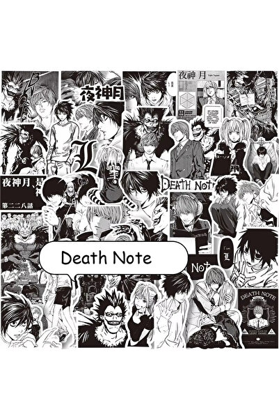 Choice Death Note-65pcs 65PCS Anime Death Note Stickers Black White Decals De...