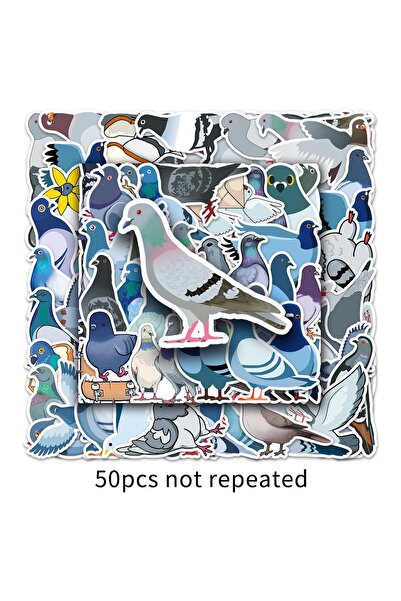 Choice 50pcs 50Pcs Pigeon Sticker DIY Cartoon Animal Decoration for Phone Lug...