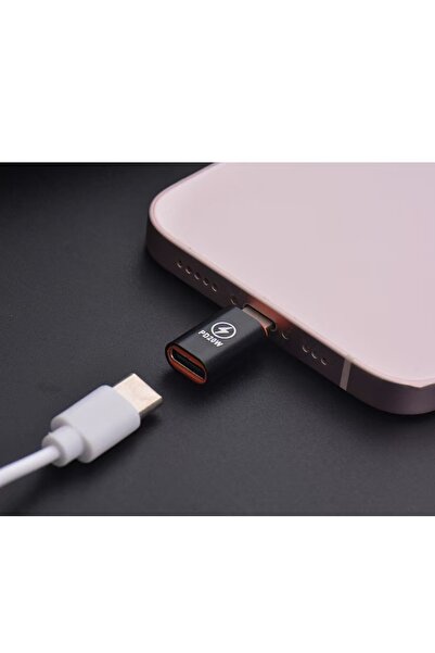 choice2 black 1pcs OTG Adapter for iOS Lightning Male to Type C Female Connec...