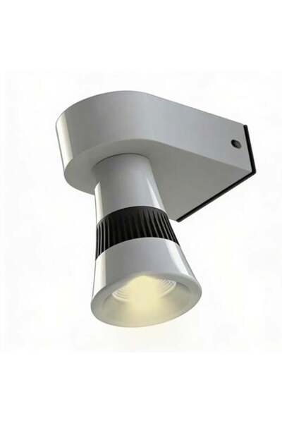 Siera مصباح حائط أسطواني حديث باللون الرمادي، موجه، 7 واط LED، ضوء دافئ MBF 6...