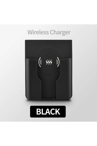 Choice1 Black 15W Wall Mount Wireless Charger, Qi Universal Fast Charging Pan...