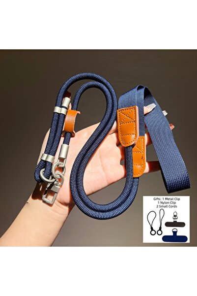 Choice Polyester / Nylon blue Outdoor Mountaineering Mobile Phone Lanyard - C...