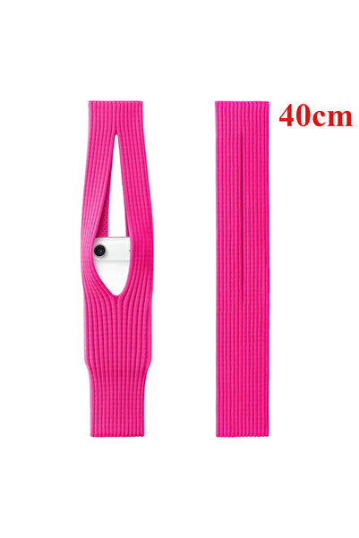 Choice4 Pink (40cm) HOT 2026 Phone Pocket Woven Bag Short 40cm Long 80cm Fash...