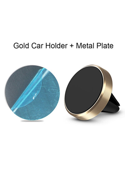 Choice4 Gold Magnetic Car Phone Holder For Phone In Car Air Vent Mount Univer...