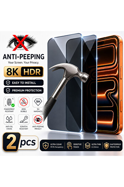 Choice33 iPhone 15 Pro Max Anti Peeping 2 Pieces NNBILI 2pcs Full Cover Priva...