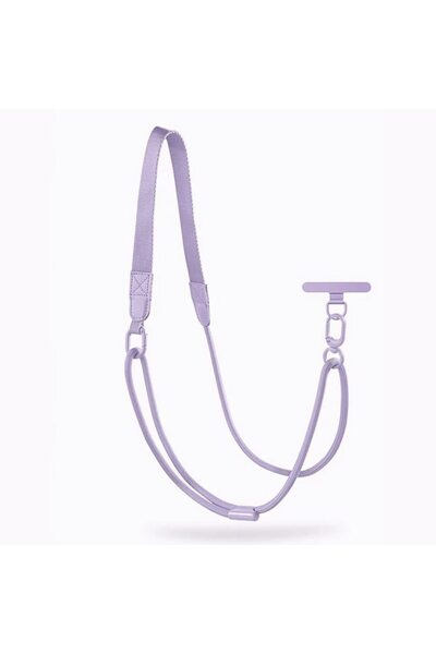 Choice3 Light Purple New Mobile Phone Adjustable Long Lanyard 360° Rotation C...