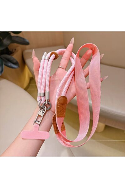 Choice3 Pink Universal Phone Lanyard with Clip Upgraded Anti-Drop 360° Rotati...