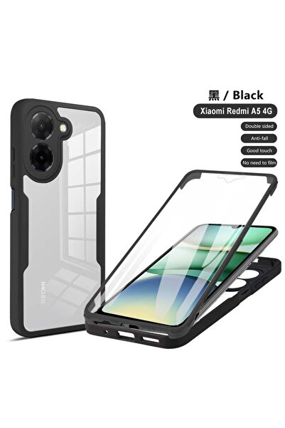Choice1 Redmi A5 4G (171mm) Black 360 Full Body Screen Protector Transparent ...